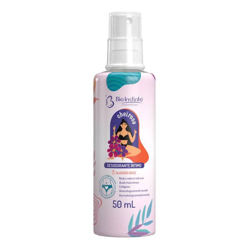 Desodorante Intimo Cheirosa Algodão Doce 50ml - Bio Instinto Cosméticos