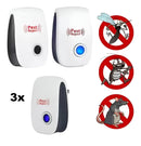 3x Repelente Eletrônico Ultrassônico De Insetos Ratos Bivolt