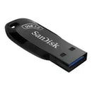 PEN DRIVE Sandisk Ultra Shift Pendrive 64 Gb 3.0 Preto 10x Mais Rapido