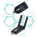 Adaptador Wi-Fi 6 Dual Band 5G + Bluetooth 4.2 USB