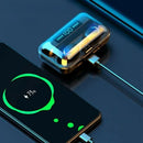 Fone de Ouvido F9-5 TWS Bluetooth 5.0 Display LCD Sem Fio – Cor Preto