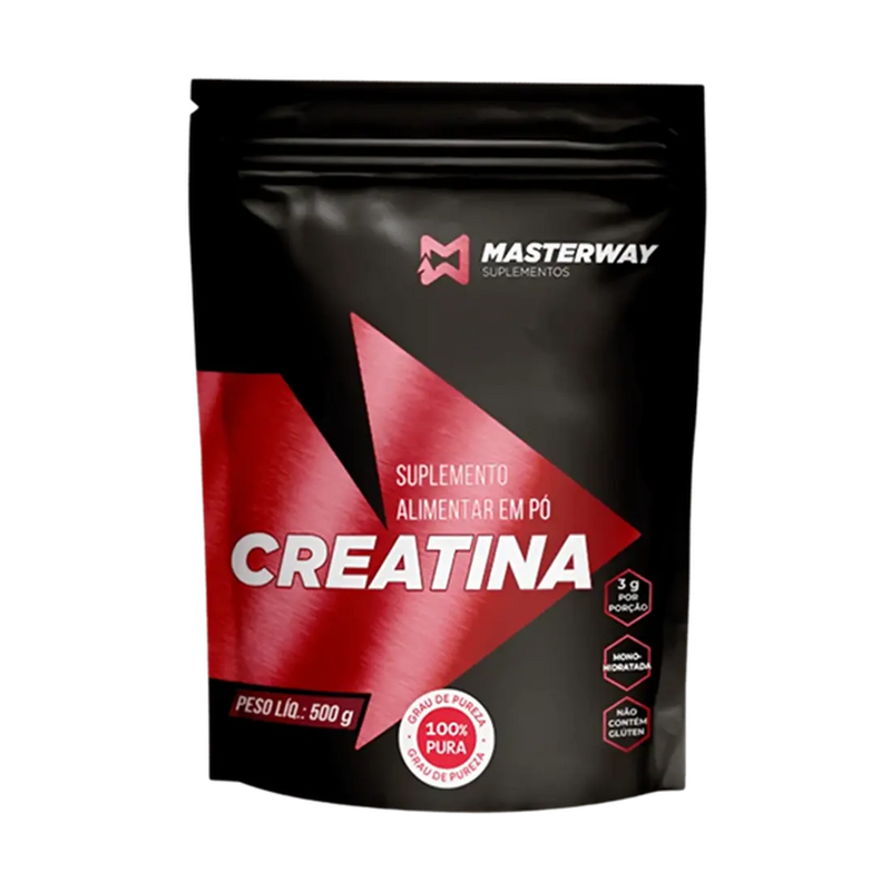 Creatina Monohidratada 500g Masterway Suplementos Natural