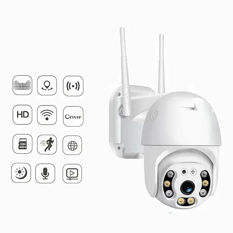 Câmera IP Externa Wi-Fi Dome PTZ