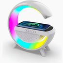 Caixa De Som Carregador E Luminária G Speaker Smart Station Cor Branco